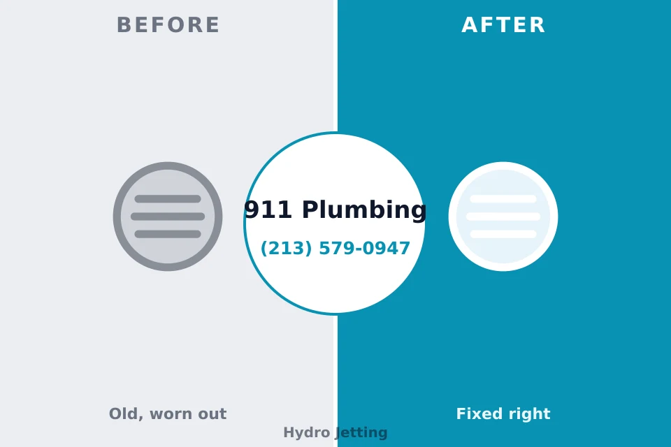 Before and after: plumbing repair Kelso, WA